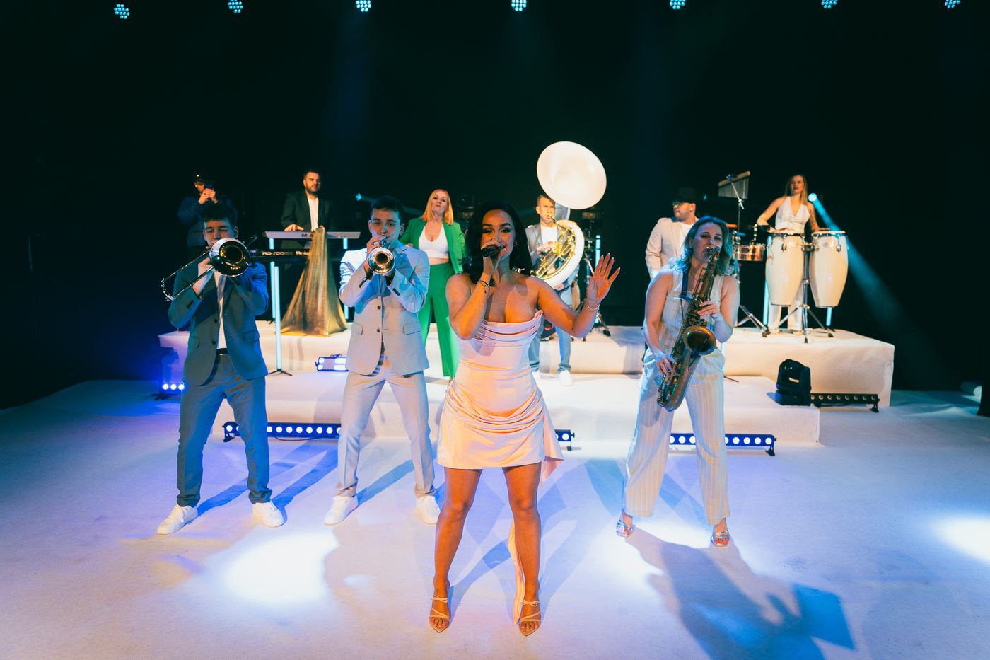 24K Brass Collective performing